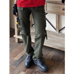Design women's loose and slim workwear straight trousers army green cotton multi-pocket order can hold a variety of tools multi-pocket pants model try on multi-pocket pants supplier IG-BD-UK23149 Design women's loose and slim workwear straight trousers army green cotton multi-pocket order can hold a variety of tools multi-pocket pants model try on multi-pocket pants supplier IG-BD-UK23149
